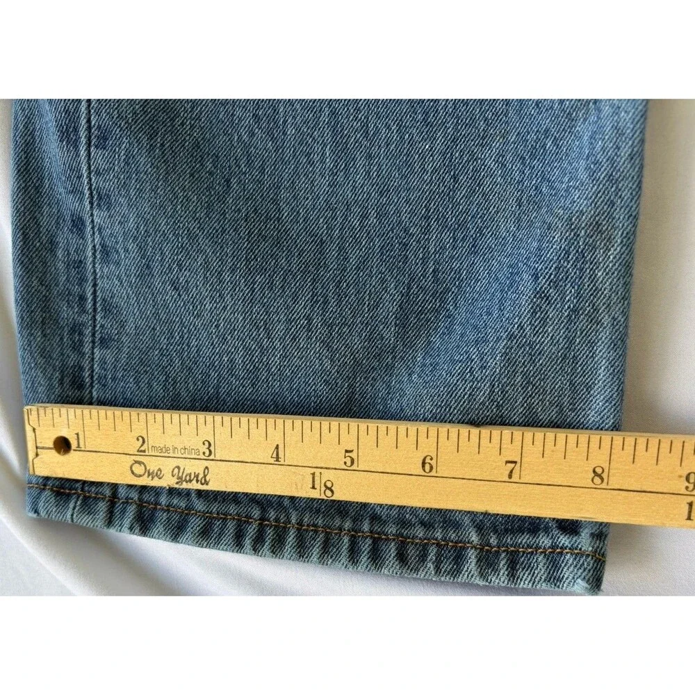 Levi’s 501 Jeans Mens 38x30 Button Fly Straight Leg Medium Wash Classic Denim